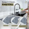 Stone Drying Mat for Kitchen Counter - Non Slip Diatomaceous