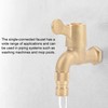 Brass WaterTap G1/2in Thread Spiral Opening Switch for Household Washing