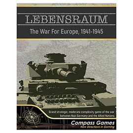 Compass Games: Lebensraum, War for Europe 1941-5, 2nd Edition Board Game