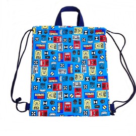 Kids Fox Knapsack Shinkansen Backpack, Kids, Komachi, Hayabusa, Doctor Yellow, Sub-bag, Gymnastics Clothing, Kindergarten Commute to School, T Blue, Free size