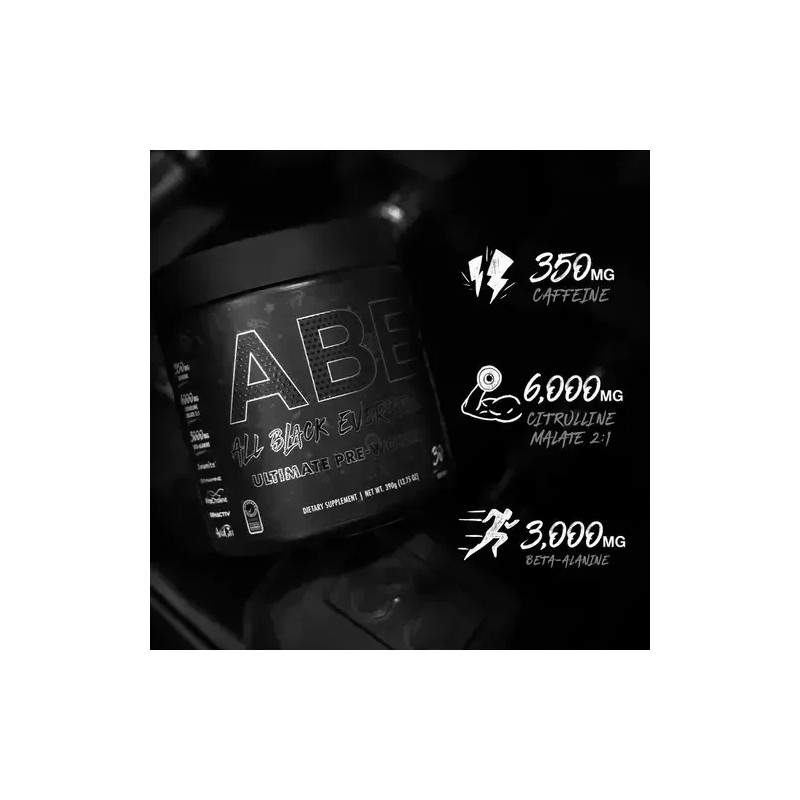 Applied Nutrition Abe All Black Everything Pre-entreno 30srv Sabor Blue