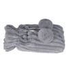 Hot Water Bag PVC Plush Fabric Cover Wide Mouth Design