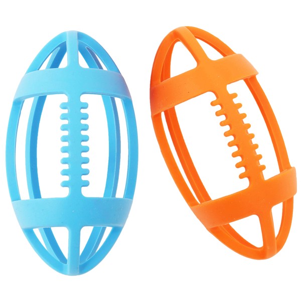 Fun and Function Grip It Football Chewy & Fidget Set - Kid & Toddler Chew Toy - Sensory Chew Toys for Kids - Oral Chew Toys for Sensory Kids - Oral Sensory Toys, Sensory Chew for Kids & Babies, 2 Pack