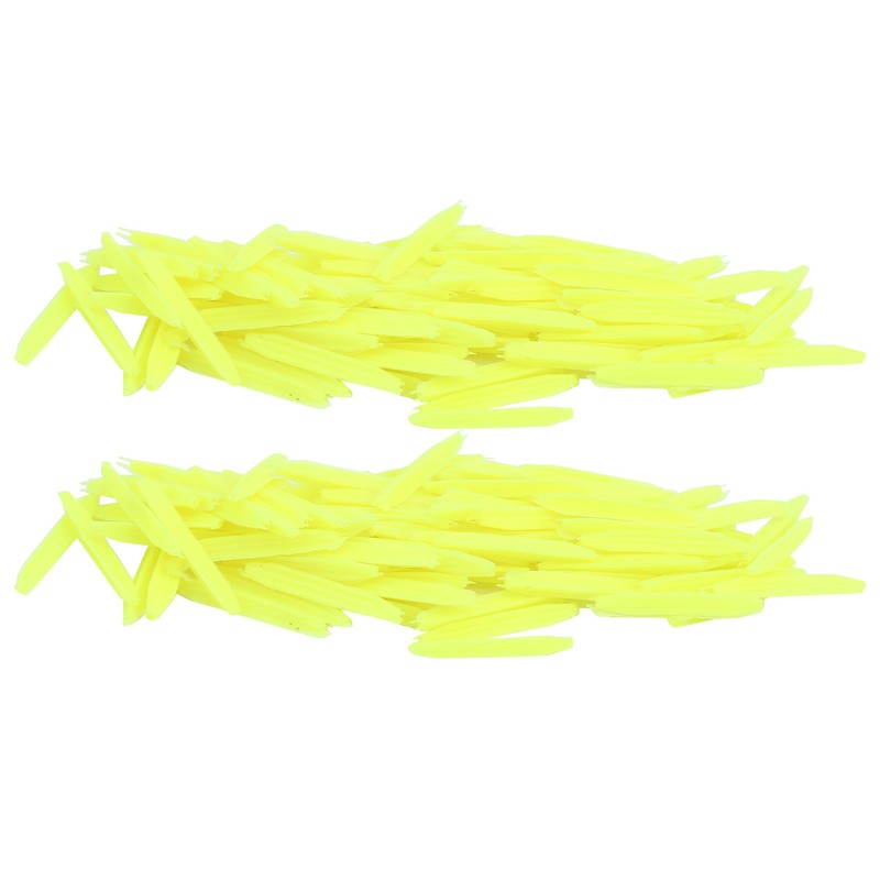 2 Bag Rubber Fishing floats Floating Fish Drift Flat Tail