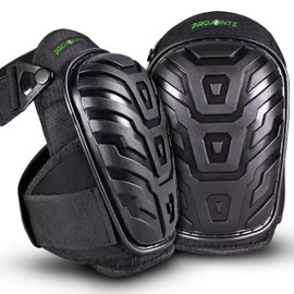 ProJointz Gel Knee Pads for Work – Heavy Duty Construction Knee Pads With Foam Cushioning - Adjustable, Comfortable Fit For Flooring, Roofing, Gardening