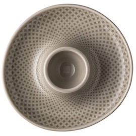 Rosenthal Junto Pearl Grey Egg Cup with Tray