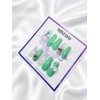 Mint Angel Heart Handmade Nail Tips - Long Ballerina /