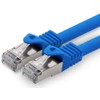 1aTTack.de 1,0m - blau - 1 Stück CAT.7 Netzwerkkabel Patchkabel