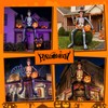 14FT Halloween Inflatable Sitting Skeleton Decorations Outdoor