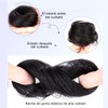 Extensiones Cabello Postizo Moño Cebolla Volumen Peinado Chongo Dona Coleta
