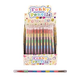 HENBRANDT 1 x Colour Change Funky Pencil Stacker Pop A Crayon