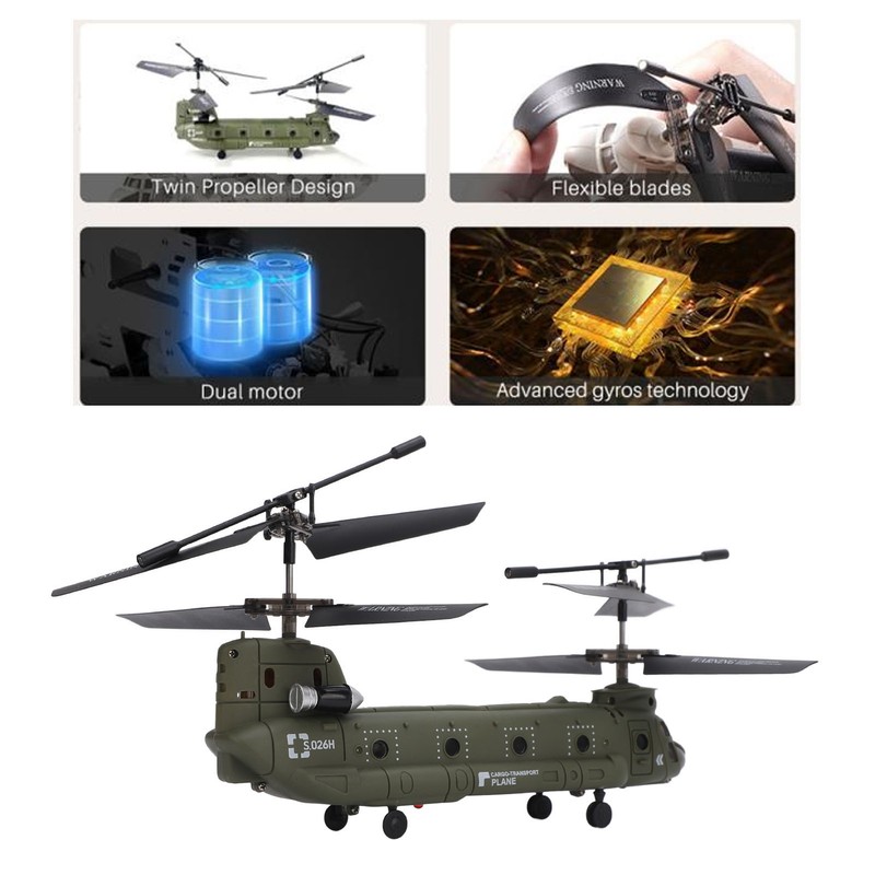 Remote Control Helicopter Dual Propeller Multiple Protection Altitude Hold RC