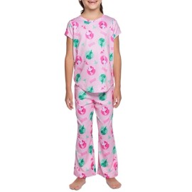 Wicked Girls Pj Set Glinda Elphaba Pink Green Size 4 NEW