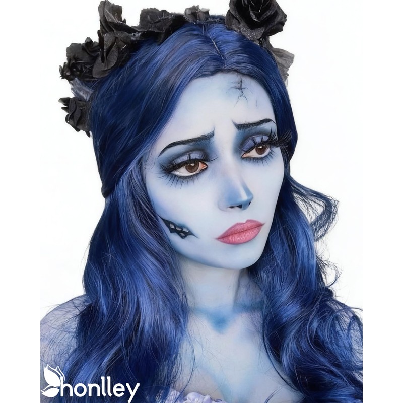 Honlley Halloween Sally & Corpse Bride Makeup Kit Costume Women
