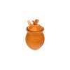 Creative Co-Op Small 3 Piece Yellow with Decorative Bees Stoneware