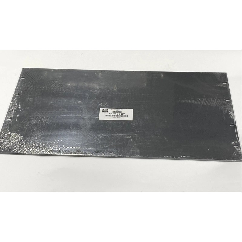 BUD INDUSTRIES PA-1106-BT Panel, Surface Shield, 19", 6U, Aluminium, Black