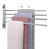 Adjustable Bathroom Towel Rack JSVER SUS304 Stainless Steel Towel Rack