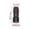 Adhere To Fly 50pcs 16mm Pipe End Plugs Garden Hose