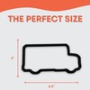 School Bus Cookie Cutter with Easy to Push Design