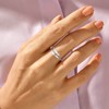 Yesteel Sterling Silver Hug Ring for Women Friend Daughter