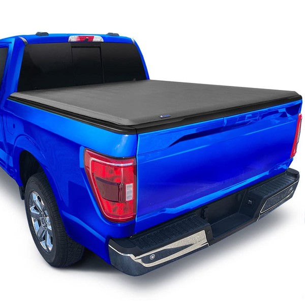 Tyger Auto T1 Soft Roll-up Truck Bed Tonneau Cover Compatible with 2021-2023 Ford F-150; Lightning | 5.5' (67") Bed | TG-BC1F9064