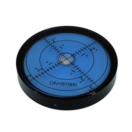 High precision horizontal bubble Cardan level horizontal bubble band horizontal ball horizontal bead leveler 60MMAccuracy 15'/2 Noctilucent (60 * 10mm Luminous Blue)