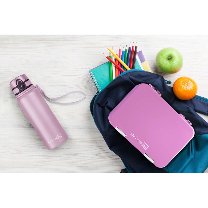 MY VESPERBOX Children's Stainless Steel Thermos Flask [Includes Straw and