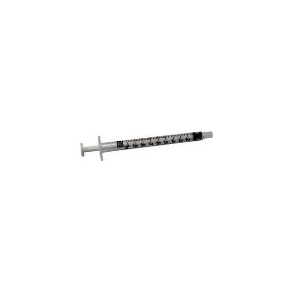BD Oral Syringes with Tip Cap, Clear, 1 mL, 500/Ca, BD305217 by B & D