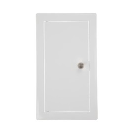 Vent Systems 6" x 12" Inch Lockable Metal Access Panel with Key - Access Door for Inspection, Plumbing and Electrical Utility Service - Drywall, Wall and Ceiling Mount Wall Plate - Crawl Space Door