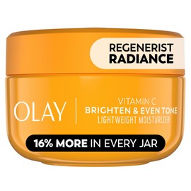 Olay Regenerist Radiance Crema Hidratante Facial con Vitamina C: Crema Ligera Brillante y Uniforme para Mujeres - Ilumina, Hidrata, Unifica el Tono + Textura para una Piel Radiante - 2 Oz