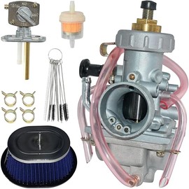 Carburetor for Yamaha Blaster 200 YFS 200 1988-2006 ATV Carb Parts with Air Filter & Fuel Petcock Valve