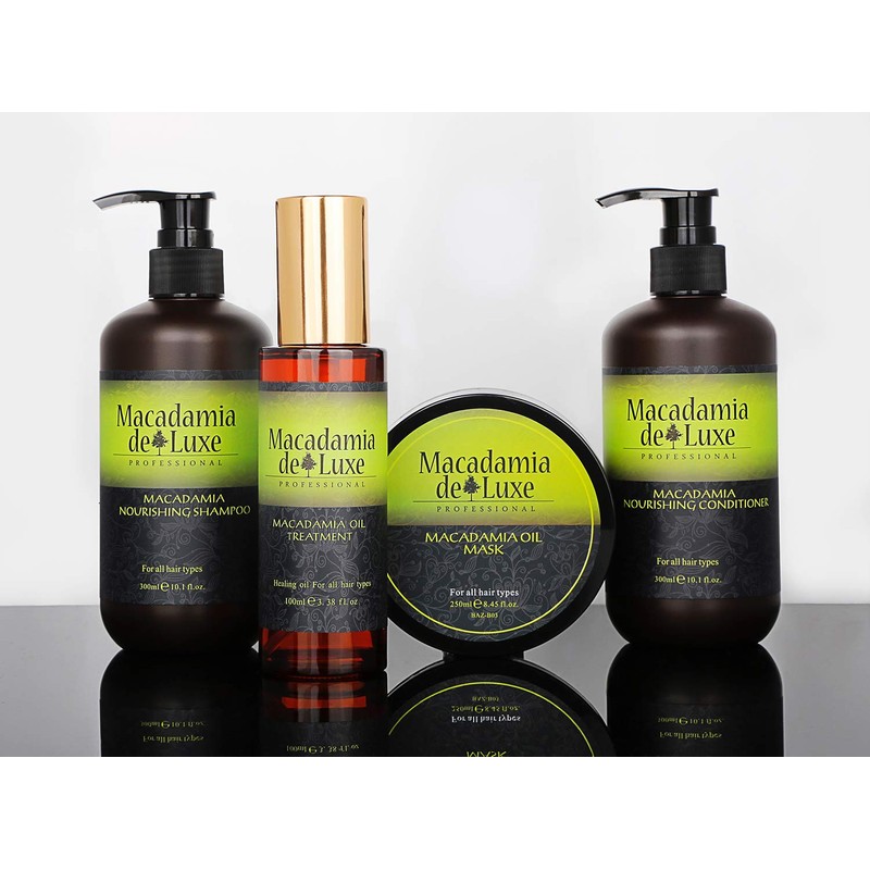 Best Hydrating Pure All Natural Macadamia Oil Shampoo 16 oz