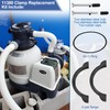11380 Clamp Collar for Intex Above Ground Pool Pump- Compatible