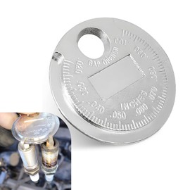 Ferianl Spark Plug Gap Tool, Zinc Alloy Spark Plug Measuring Tool, Gapper Gauge Measuring Tools, Scaled from 0.020" to 0.100", Universal Car Accessories