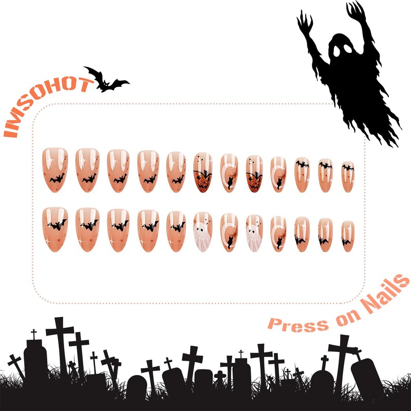 IMSOHOT Press on Nails IMCRJ1907