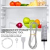 Refrigerator Drain Clog Remover Cleaning Tool,Clean Drain Outlet Dredging Tool,Reusable