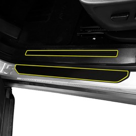 BOGAR TECH DESIGNS Precut Made for Nissan Ariya 2023+ Door Sill Anti-Scratch Resistant Paint Protection PPF Film Kit Cover, Piano Gloss Black