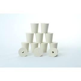 10+2 Rubber Stopper Set, Including 10 of #3 and 2 of #3 with 1-Hole Bonus, Set of 12