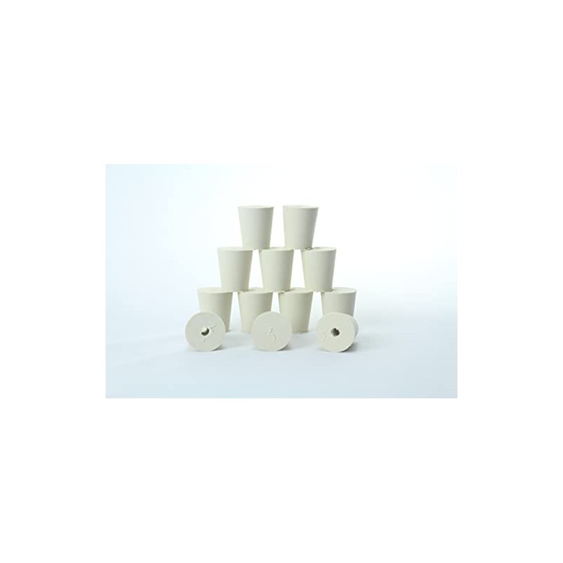 10+2 Rubber Stopper Set, Including 10 of #3 and 2