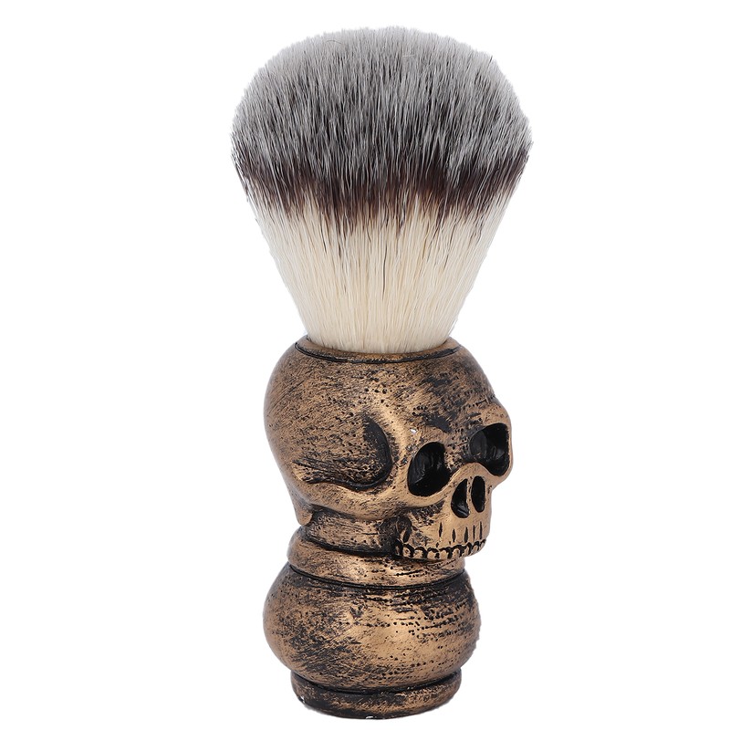 Men's Shaving Brush with Creative Skeleton Shape Handle Facial Beard