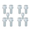 10 Pack M12 x 1.5 Trailer Wheel Spherical Bolt for