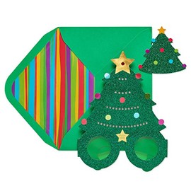 PAPYRUS Christmas Tree Glasses, 1 EA