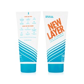 NEW LAYER Sensitive Sun Cream SPF 50+ Pro Vitamin D Free from Microplastics Reef-friendly Free from Octocrylenes Waterproof Climate Neutral (200 ml) (LSF50+ Sensitive)