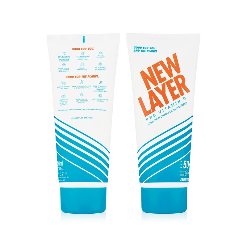 NEW LAYER Sensitive Sun Cream SPF 50+ Pro Vitamin D