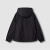 JAJU [JAJU] Women's Crinkly Hood Short Jumper_Black