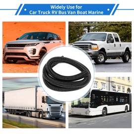 VekAuto 1 Pc Car Heater Duct Pipe 25mm ID 250cm Max l Warm Air Ducting Hose Car Truck RV Bus Van Boat Aluminum Foil Black