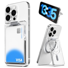 Sinjimoru M-Slim Slot Stand, crystal-clear, Minimalist