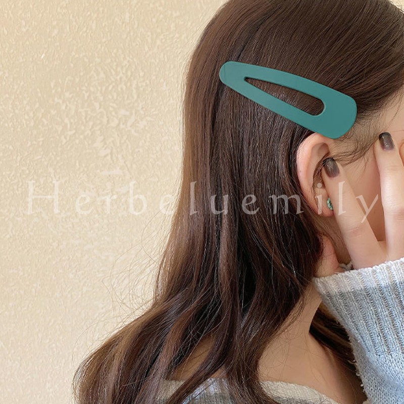 Herbeluemily HM-0138-R02-A Hair Clip, Bangs Clip, Large Size, Set of