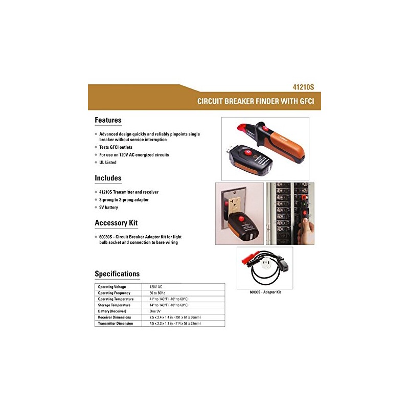 Southwire Circuit Breaker, Finder 41210S