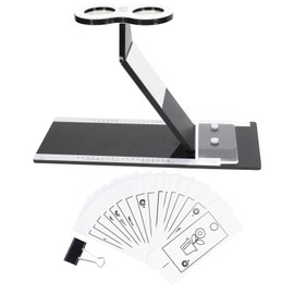 Stereoscope Cheiroscopes Adjustable Amblyopia Trainer Vision Tester Tools for Heterotropia Squint Black